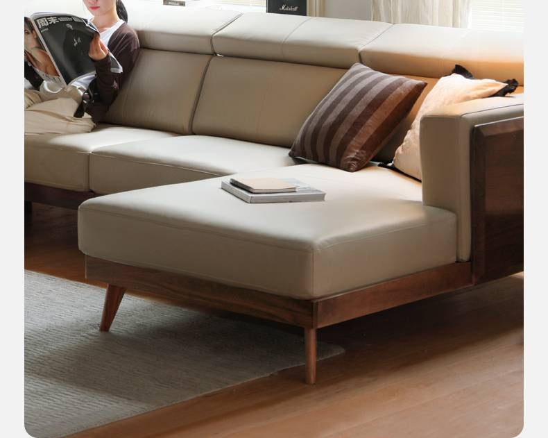 Ash, Oak, Black Walnut Solid Wood  Fabric Footstool-