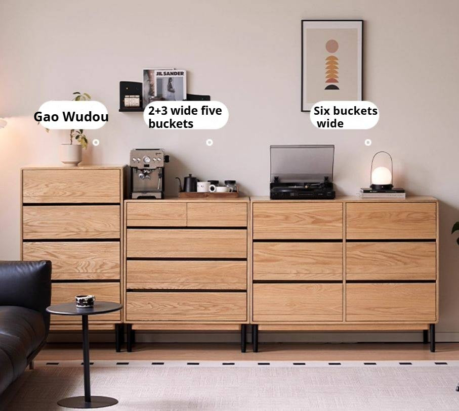 Oak Solid Wood Chest of Drawers