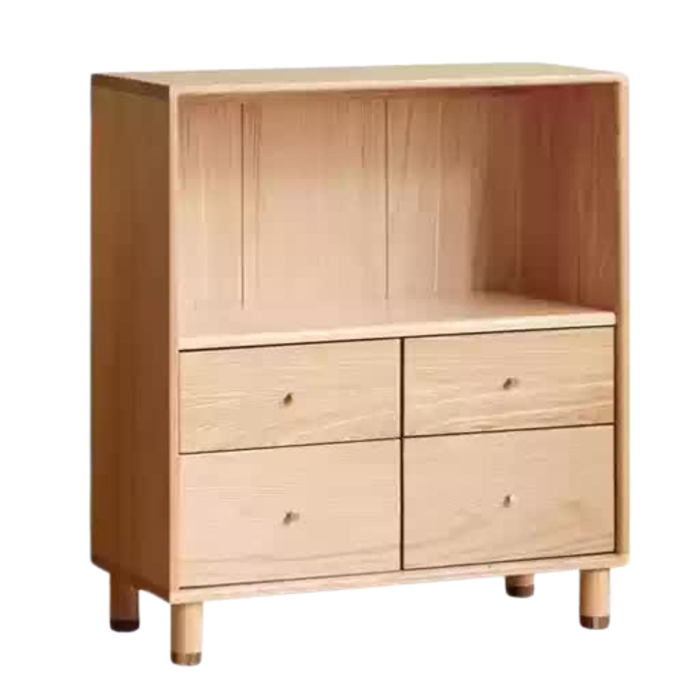 Oak Solid Wood Modern Free Combination Bookshelf