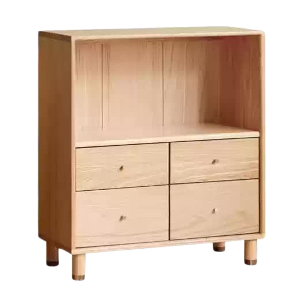 Oak Solid Wood Modern Free Combination Bookshelf