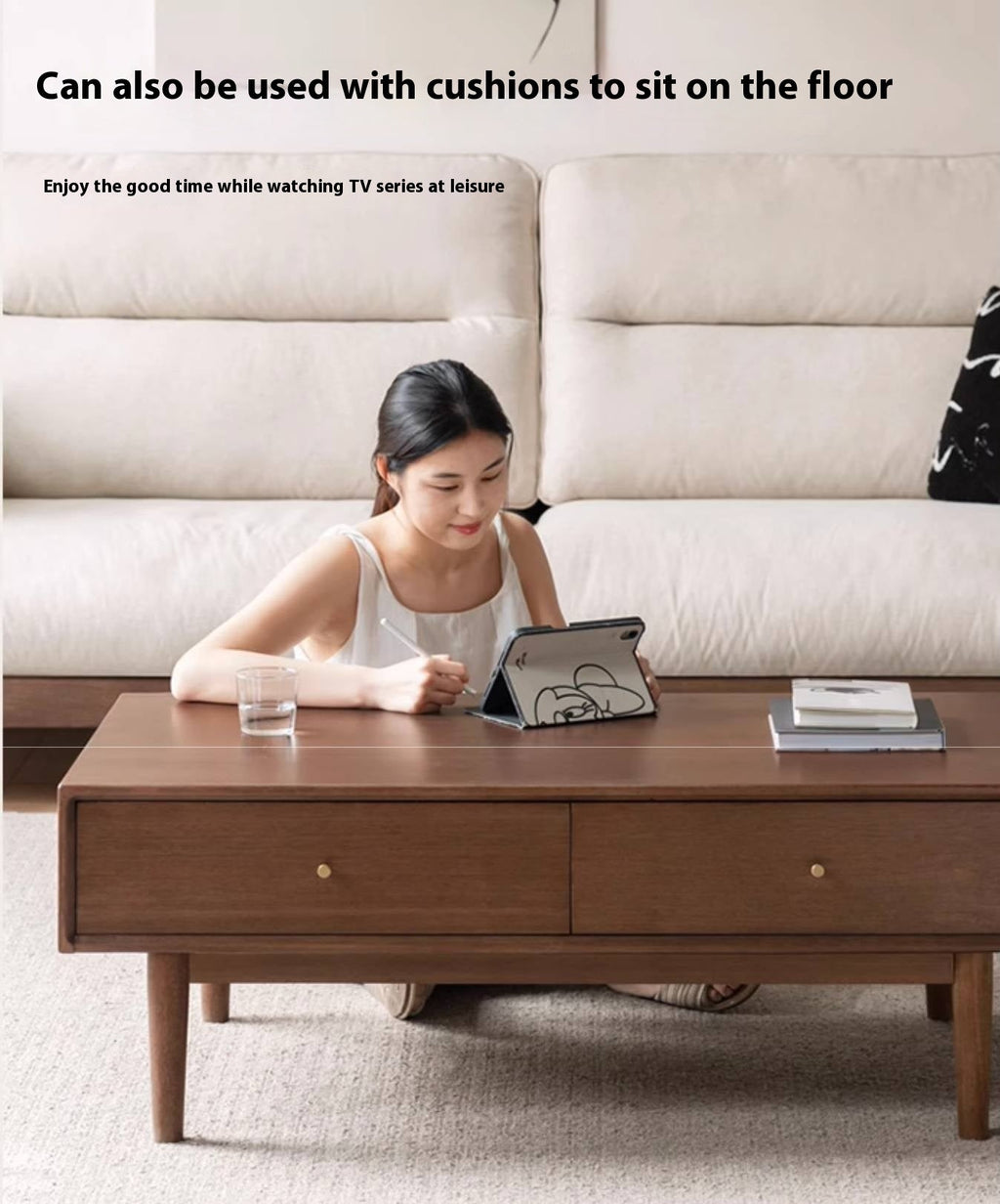 Black Walnut Solid Wood Coffee Table