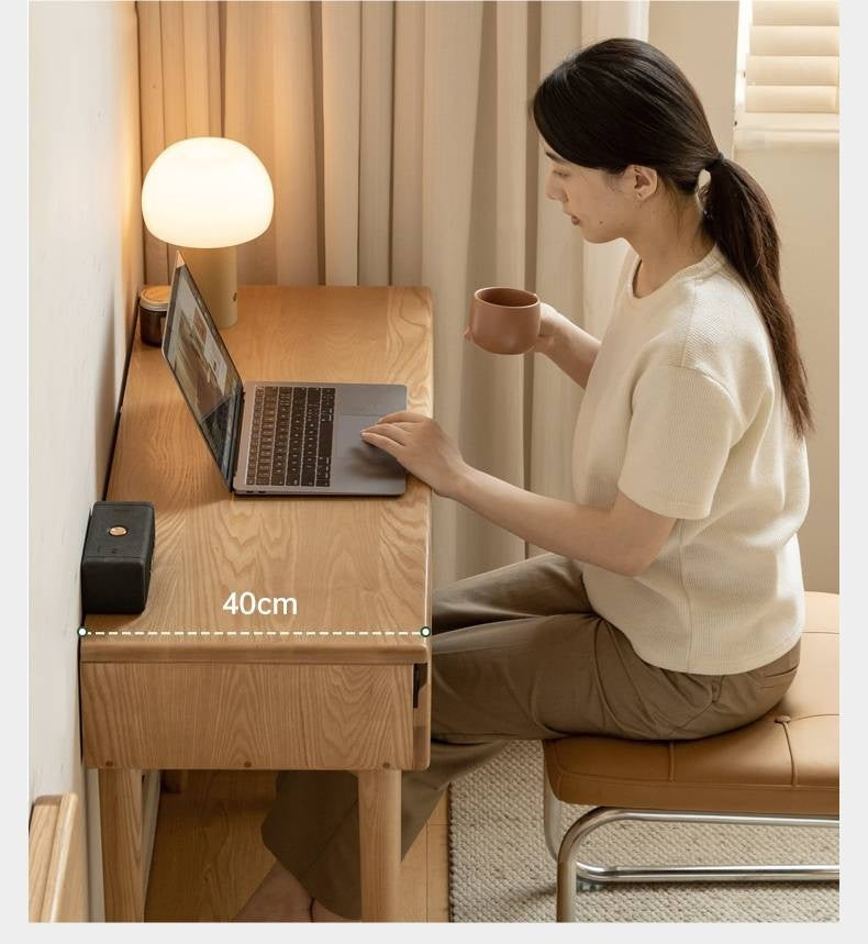 Ash Solid Wood Multifunctional Modern Dressing Table