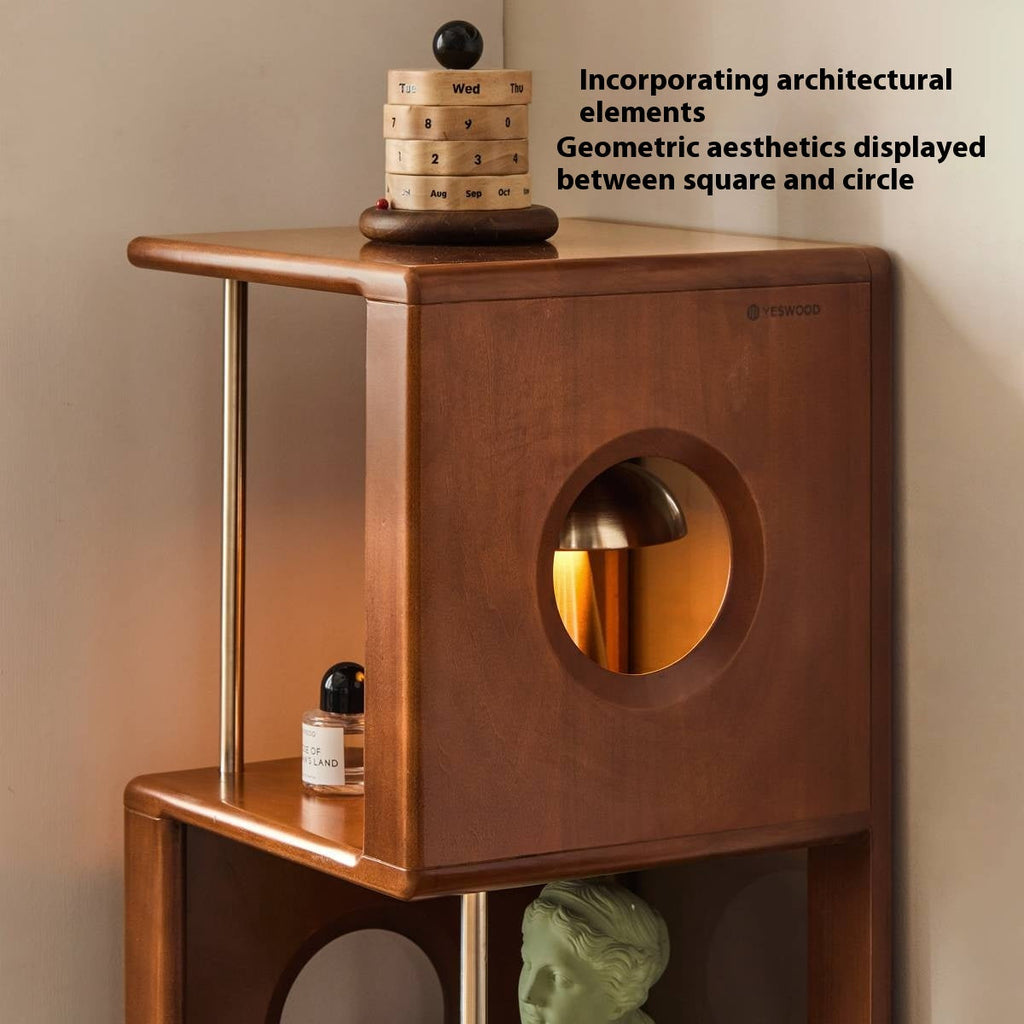 Poplar Solid Wood Antique Style Bookshelf