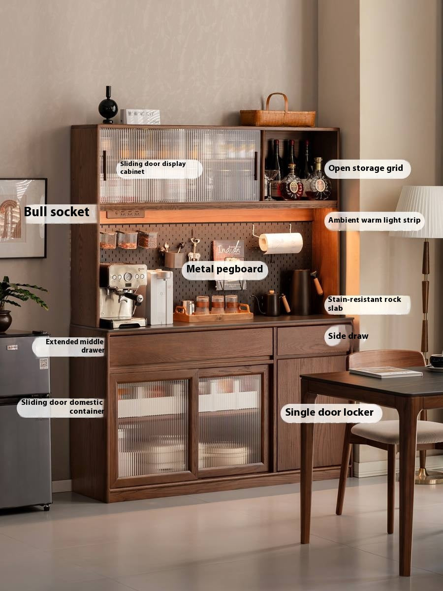 Oak Solid Wood Sideboard Cabinet