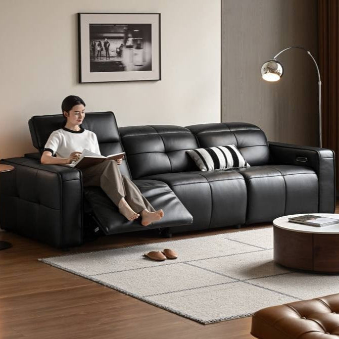 Leather Modern Style Electric Sofa