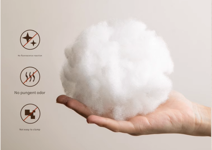 Fabric Eggshell Modern Chair