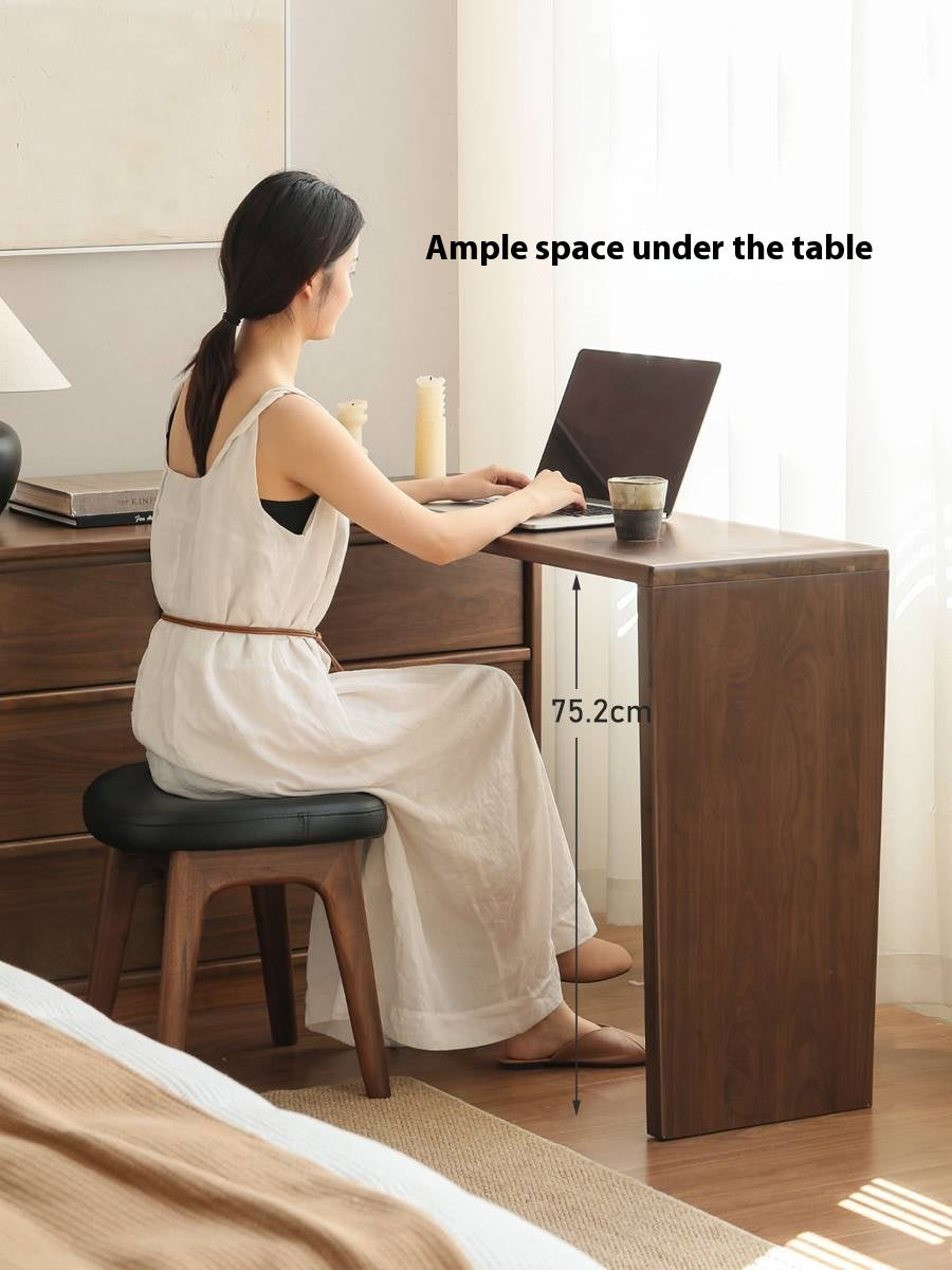 Black Walnut Solid Wood Light Luxury Dressing Table