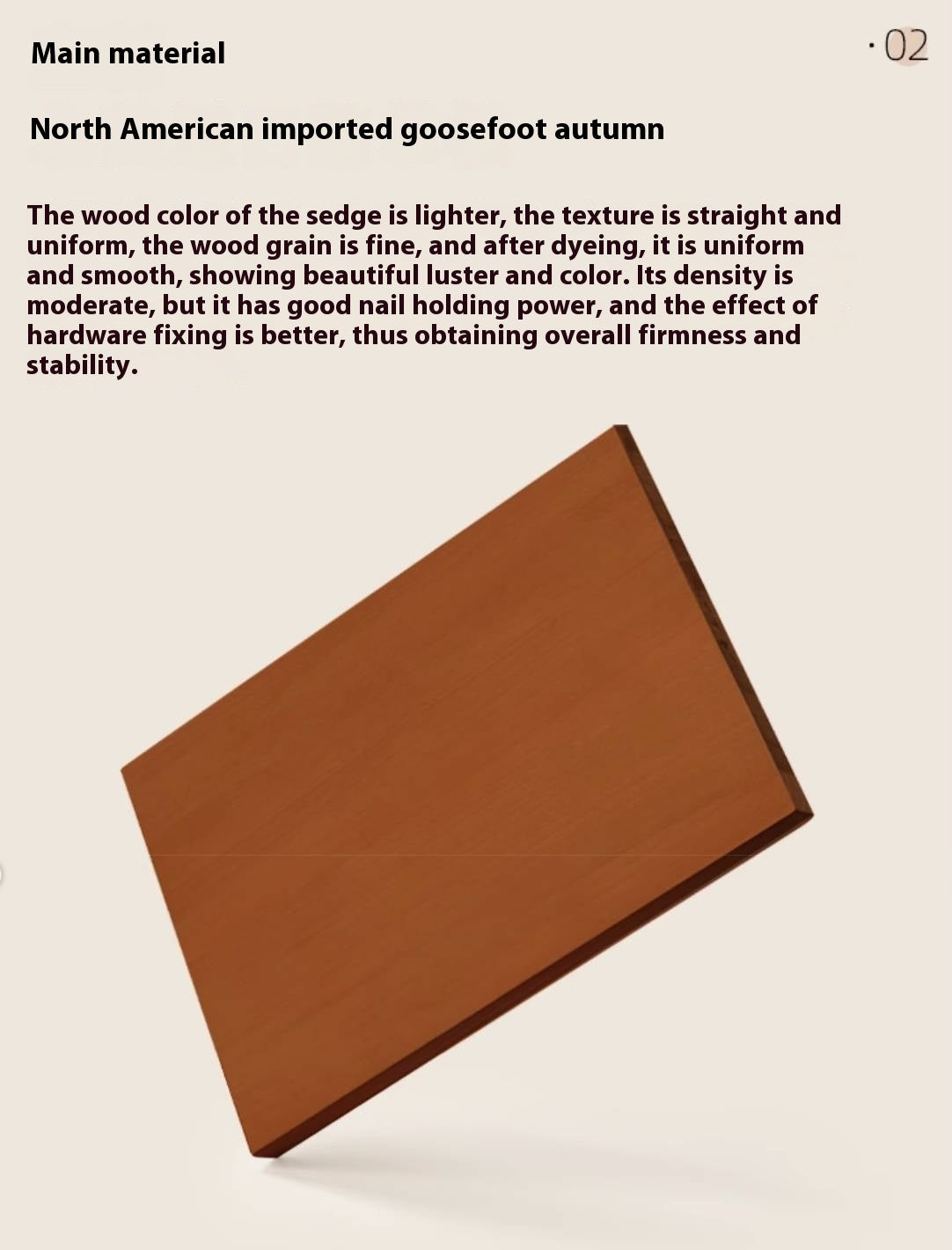 Poplar Solid Wood Middle Ancient Style Mobile Tea Table