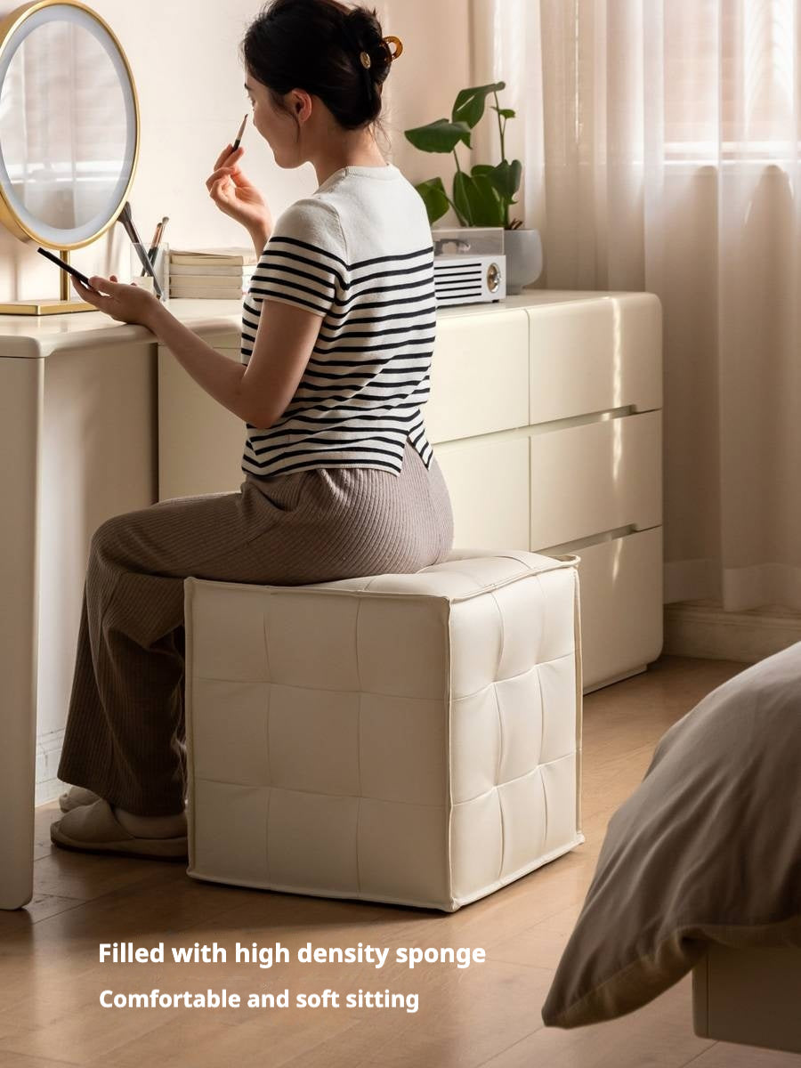 Leather Modern Simple Style Dressing Stool