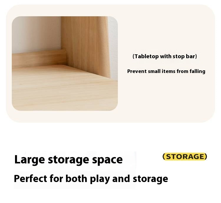 Poplar Solid Wood Montessori Kids Kitchen Cabinet