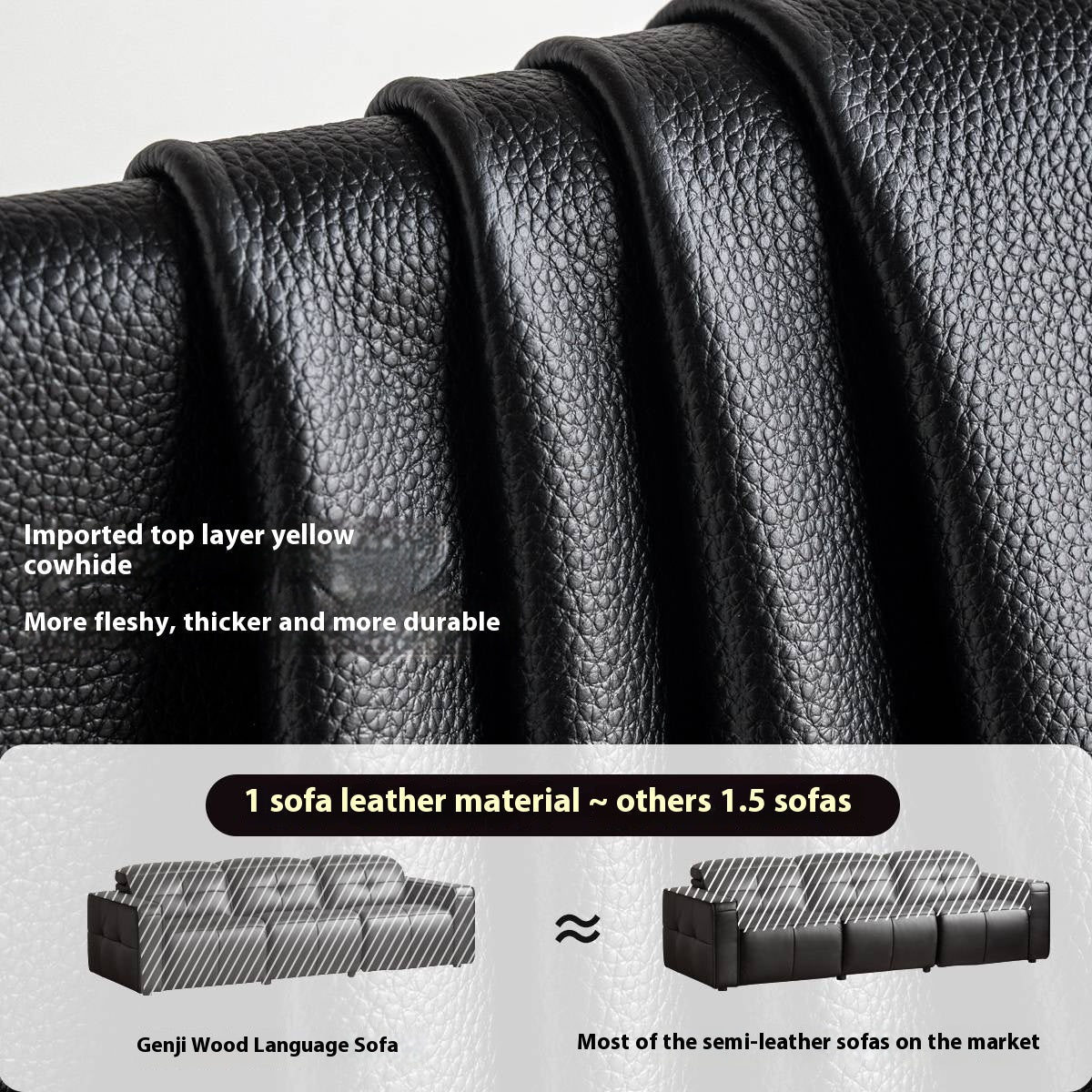 Leather Modern Style Electric Sofa