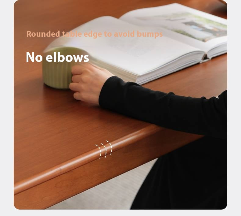 Poplar Solid Wood Antique Style Dining Table