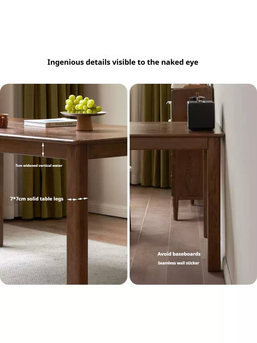Oak Solid Wood Modern Dining  Table