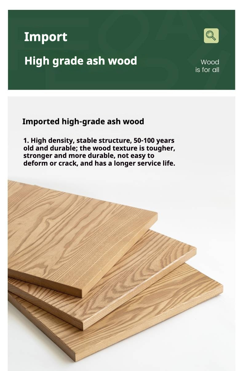 Ash Solid Wood Modern Style TV Stand