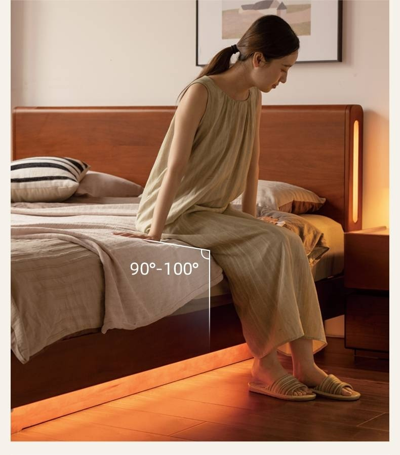 Poplar Wood Solid Wood Antique Style Box Bed