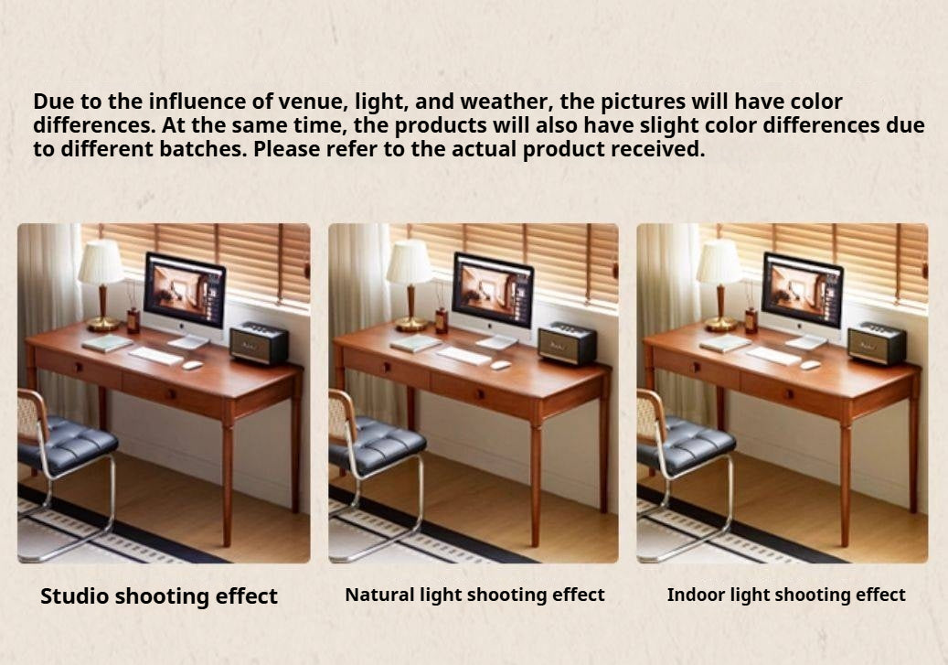 Pine Solid Wood Desk With Ancient Style