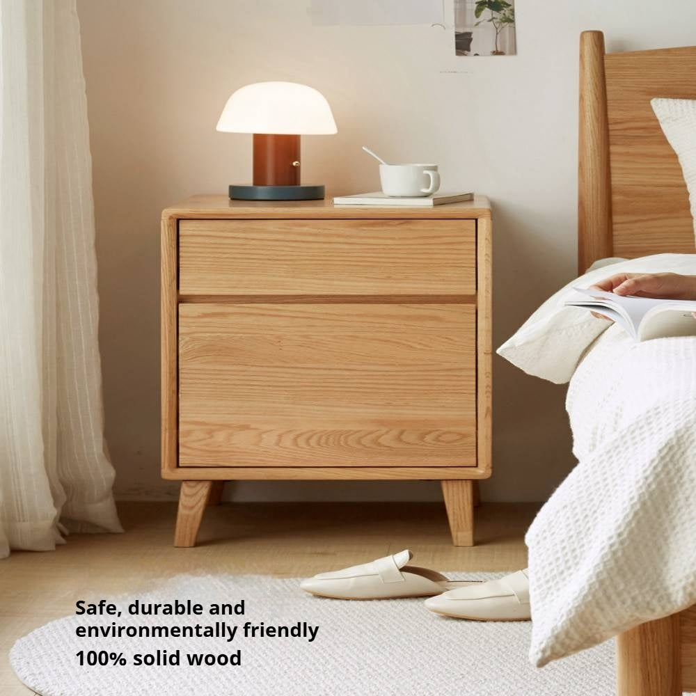 Oak Solid Wood Nordic Style Nightstand