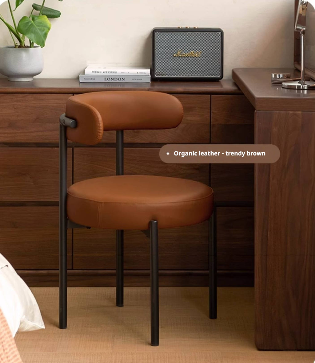 Fabric, Leather Bauhaus Style Chair