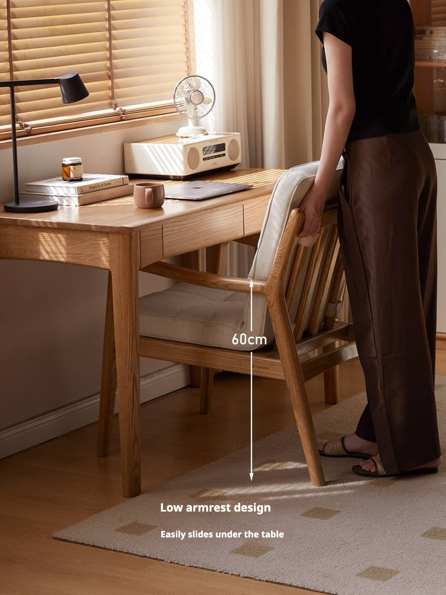 Oak Solid Wood Modern Style Chair