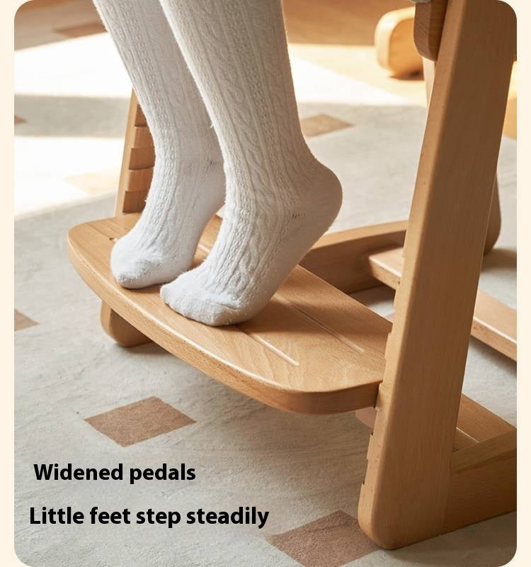 Beech Solid Wood Washable Kids Soft Chair