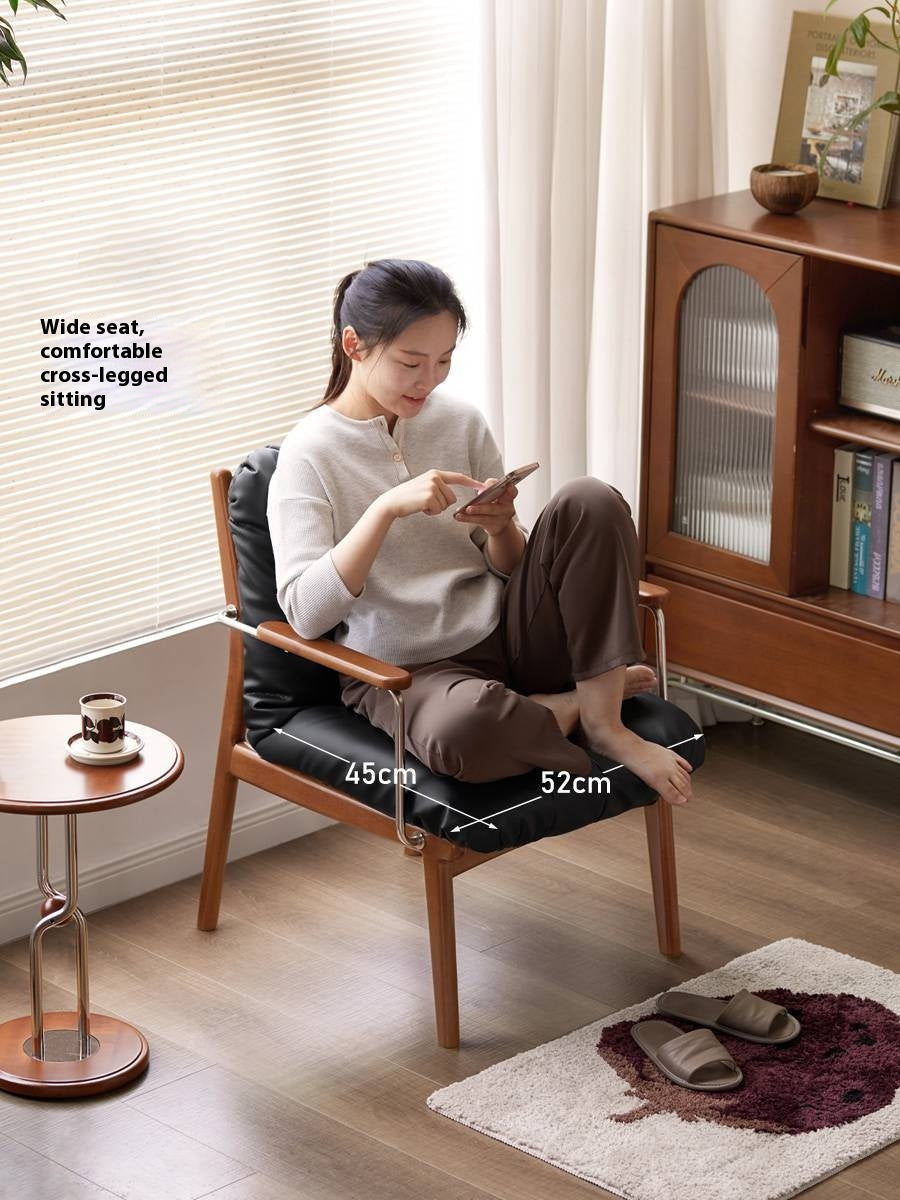 Solid Rubberwood Bauhaus Style Armchair