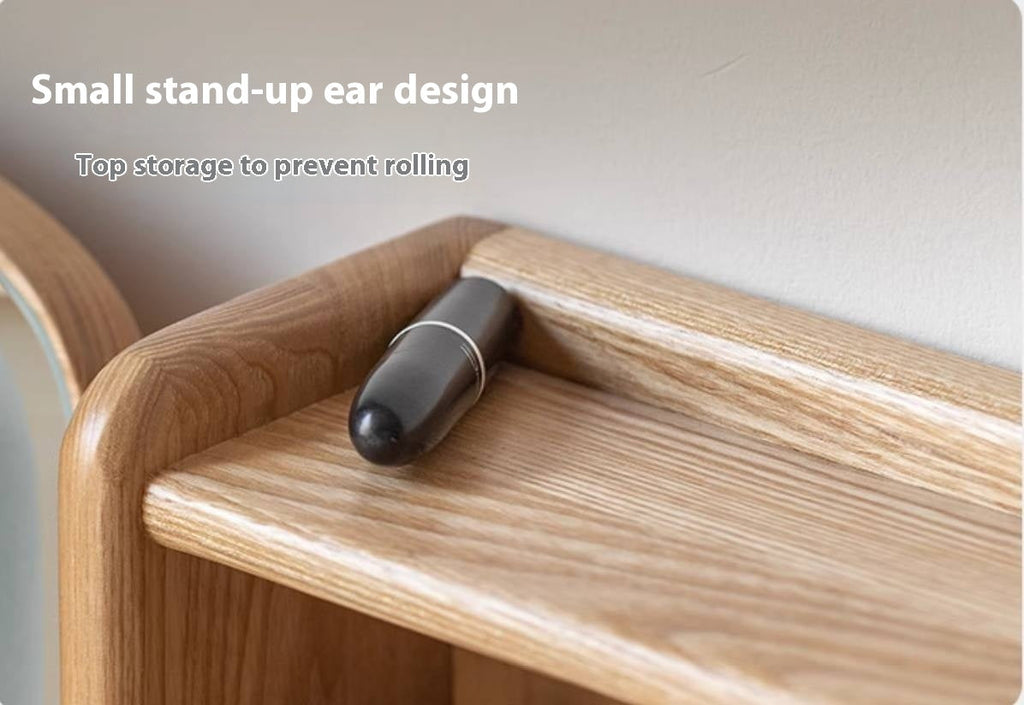 Ash Solid Wood Modern Style Dressing Table Multi Functional