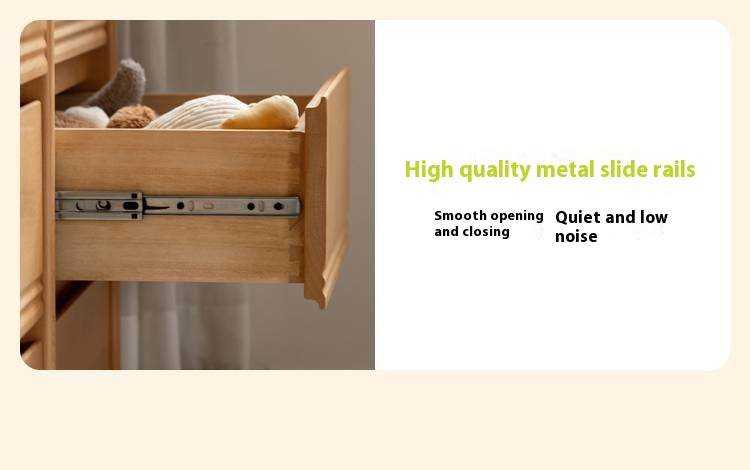 Beech Solid Wood Children's Chest of Drawers