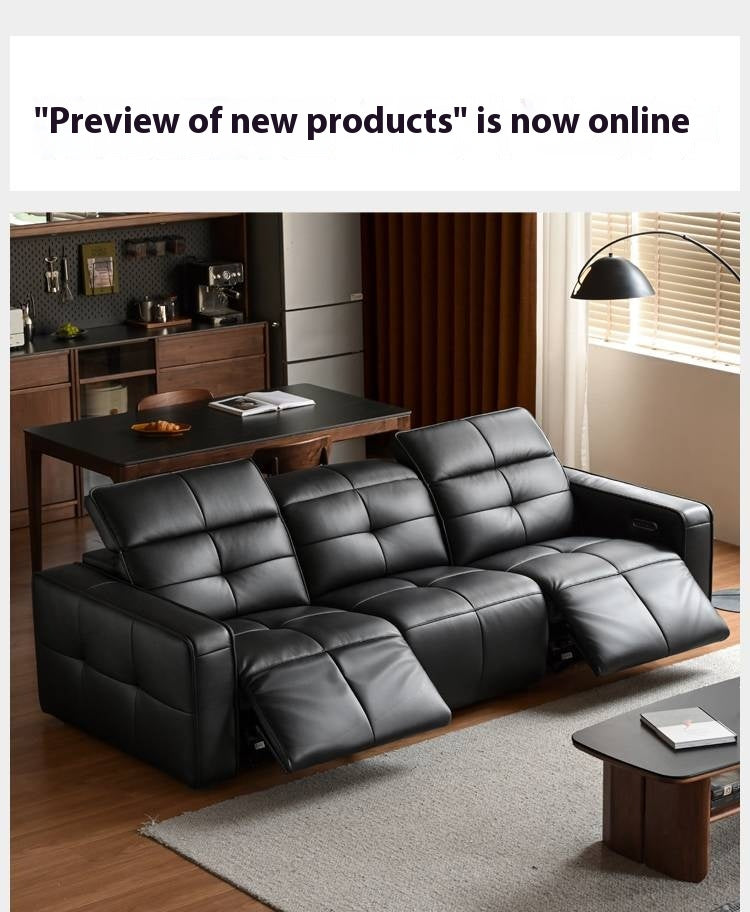 Leather Modern Style Electric Sofa