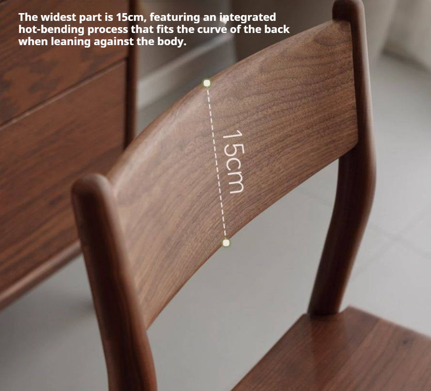 Set pcs 4 Black Walnut, Ash, Oak, Beech, Sandalwood, White Oak Solid Wood Dining Chair