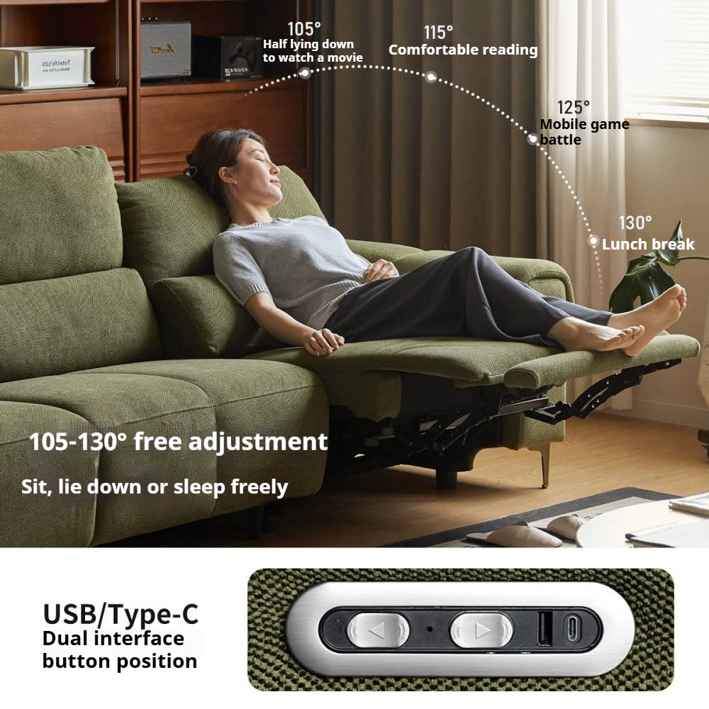 Fabric Electric-Retractable Sofa