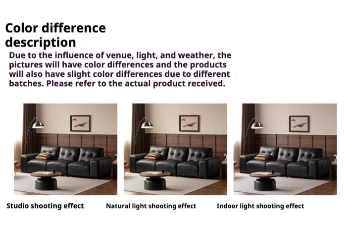 Light Luxury Black Diamond Straight Sofa