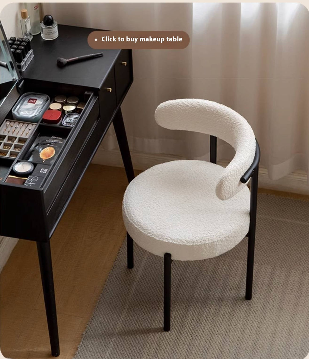 Fabric, Leather Bauhaus Style Chair