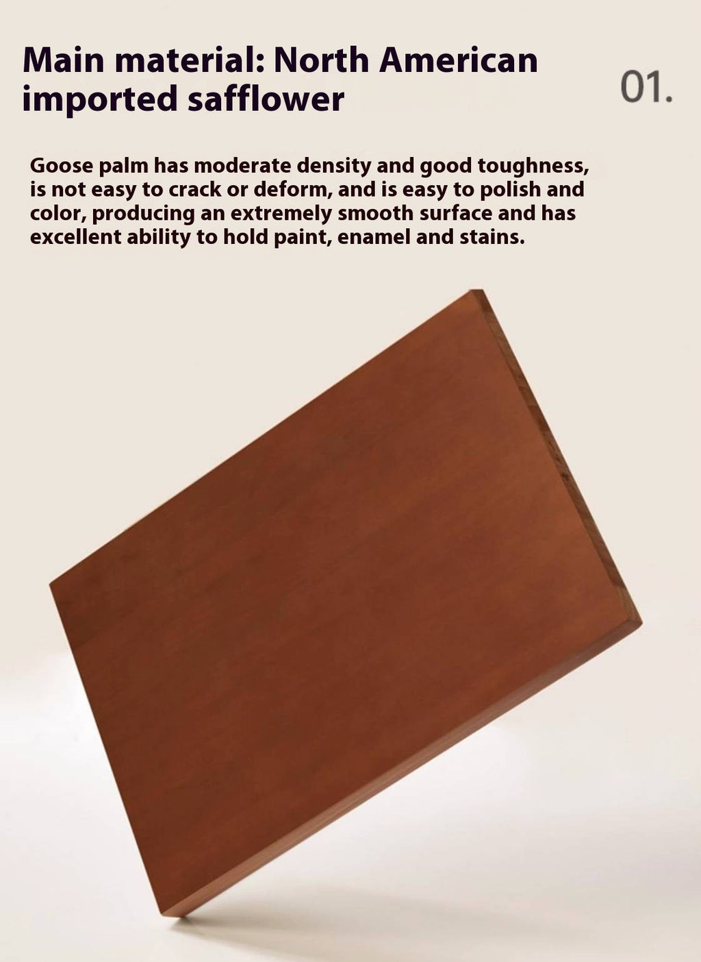 Poplar Solid Wood Antique Style Glass Bookshelf