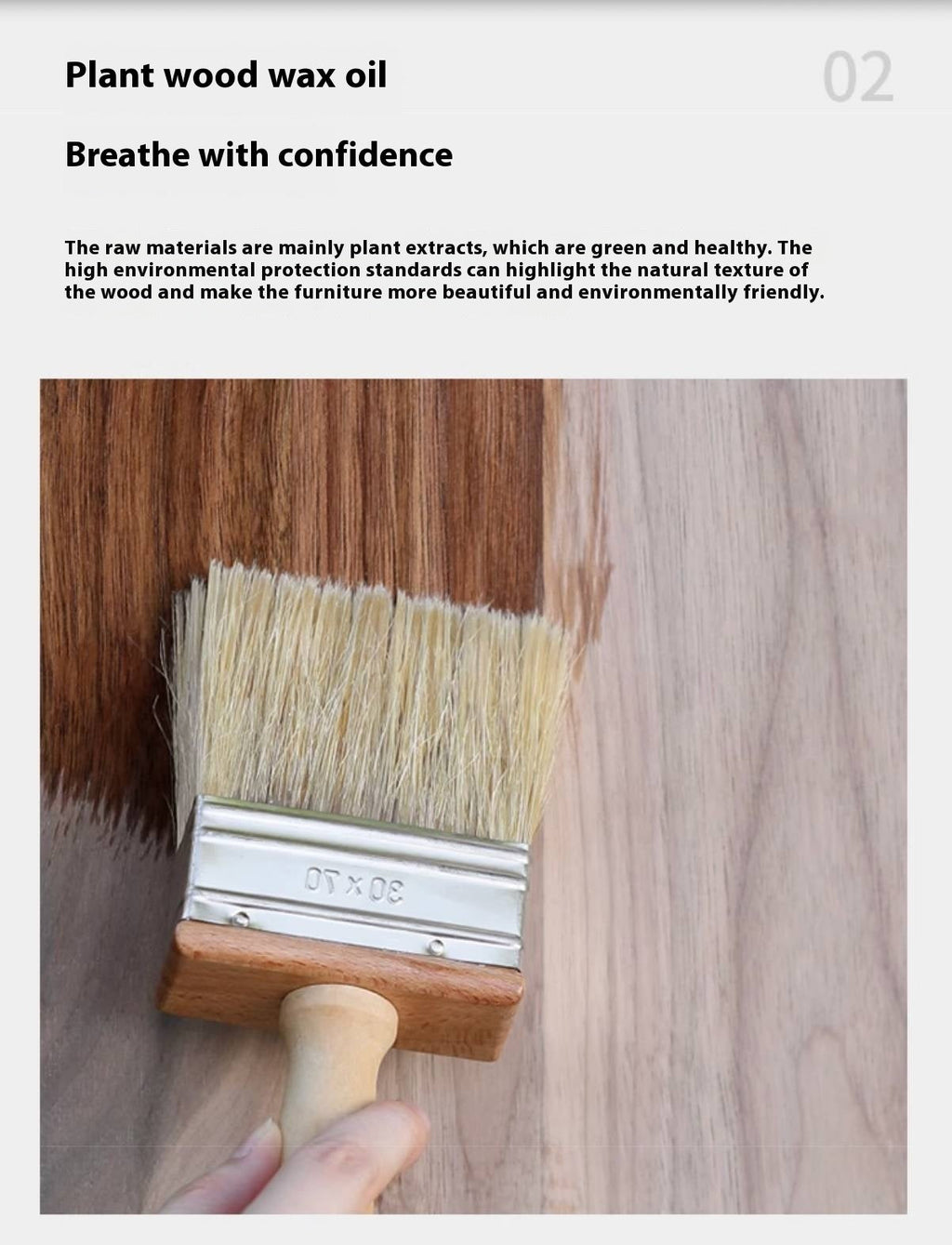 Black Walnut Solid Wood Wabi Sabi Style Coffee Table