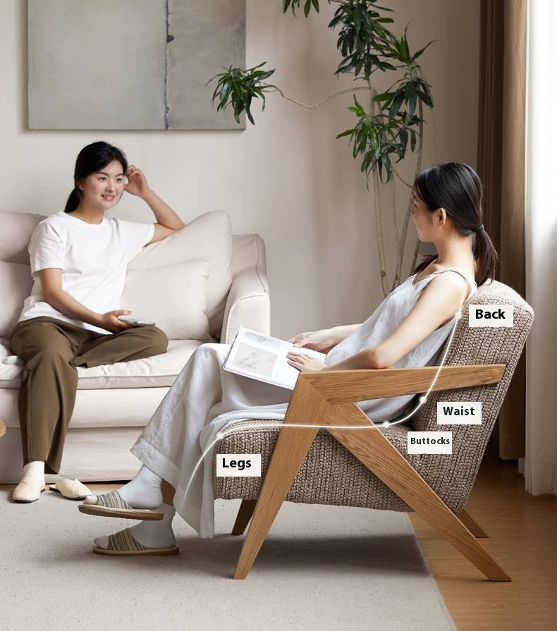 Oak Solid Wood Sofa Chair