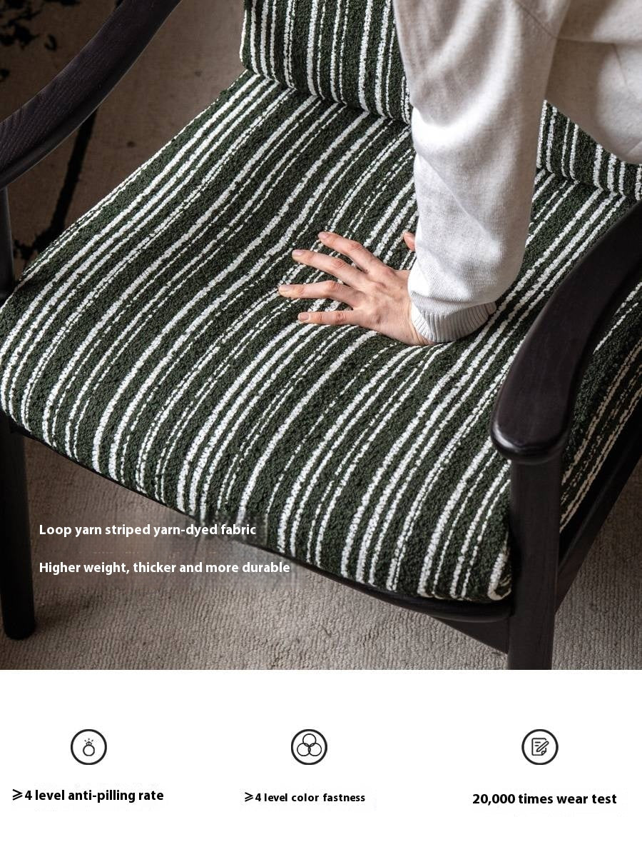 Ash Solid Wood Antique Style Soft Armchair