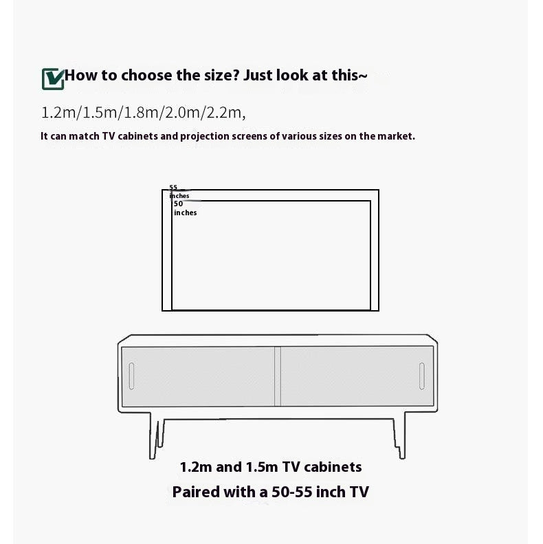 Oak Solid Wood Modern TV Cabinet