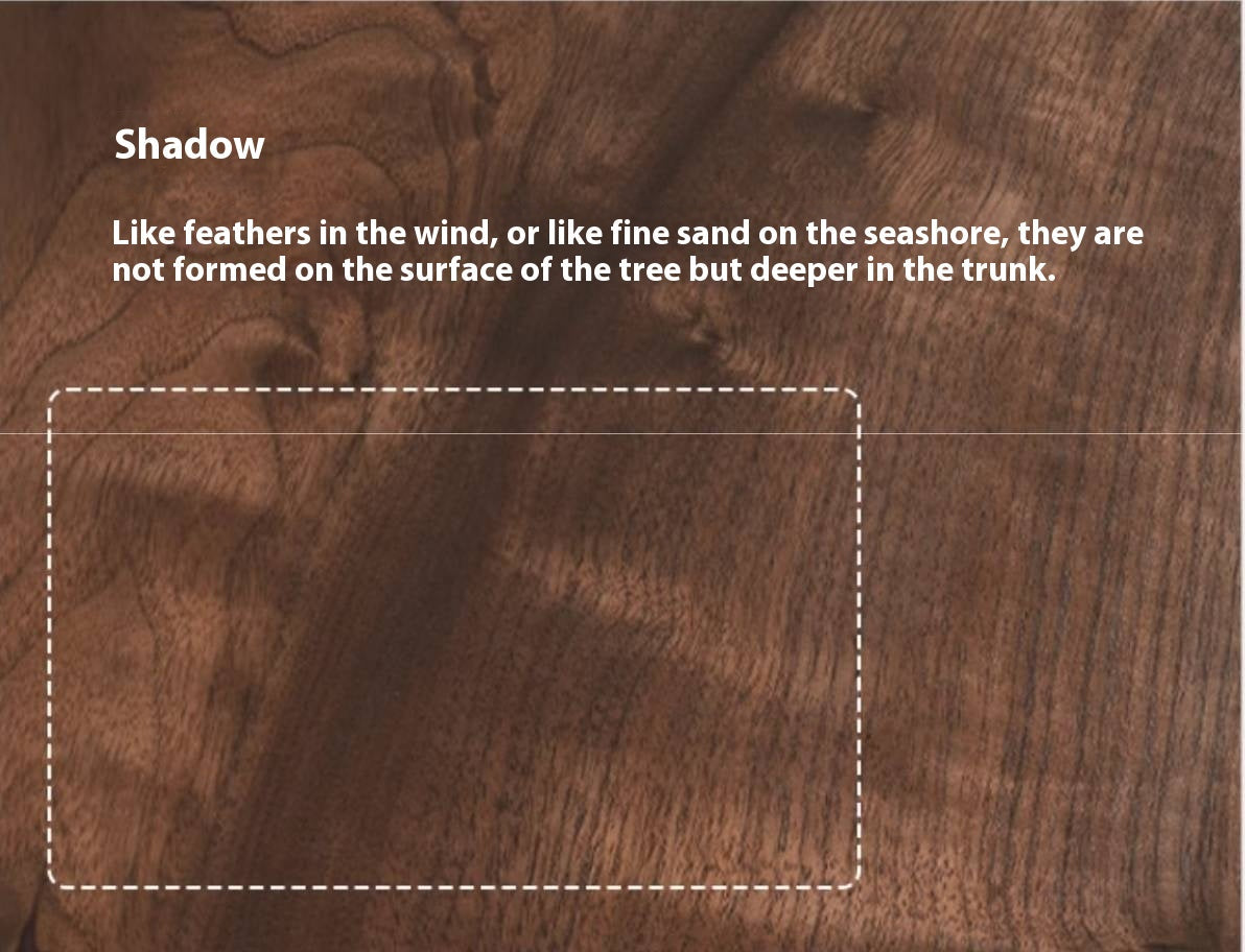 Black Walnut Solid Wood Wabi Sabi Style Coffee Table