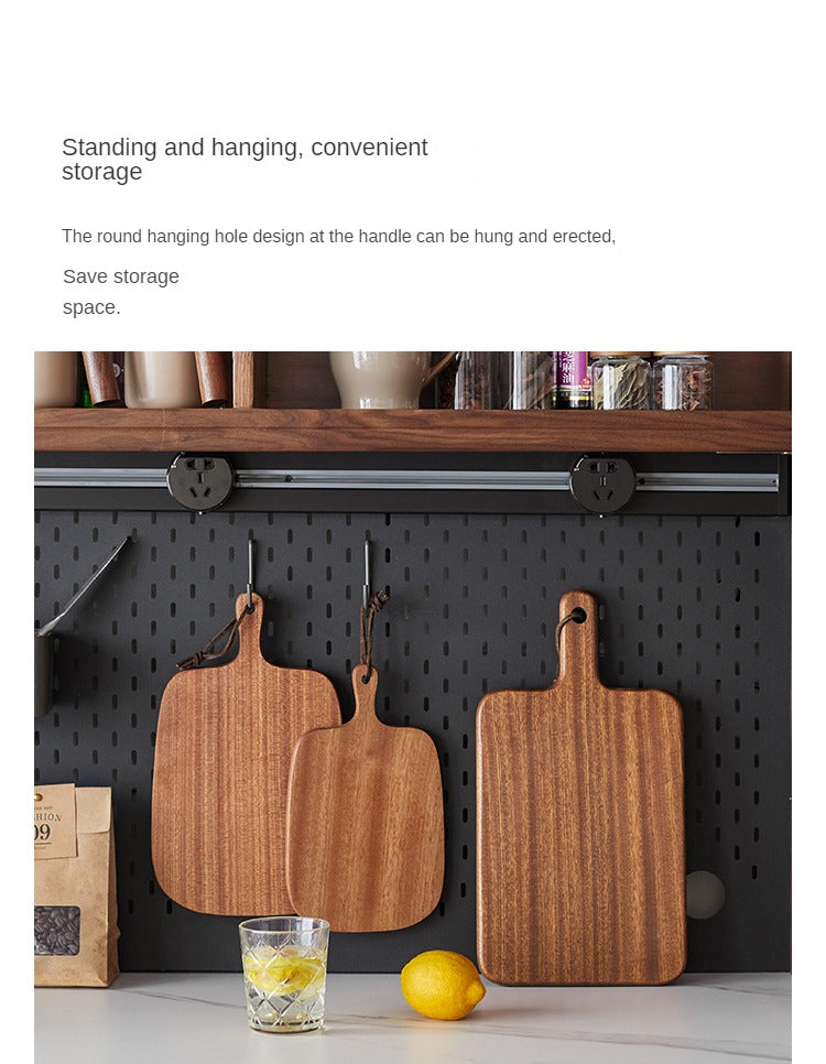 Ebony Wood Chopping Board Antibacterial And Mildew-Proof