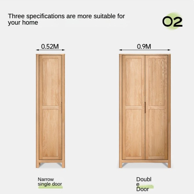 Oak solid wood Wardrobe-USA.