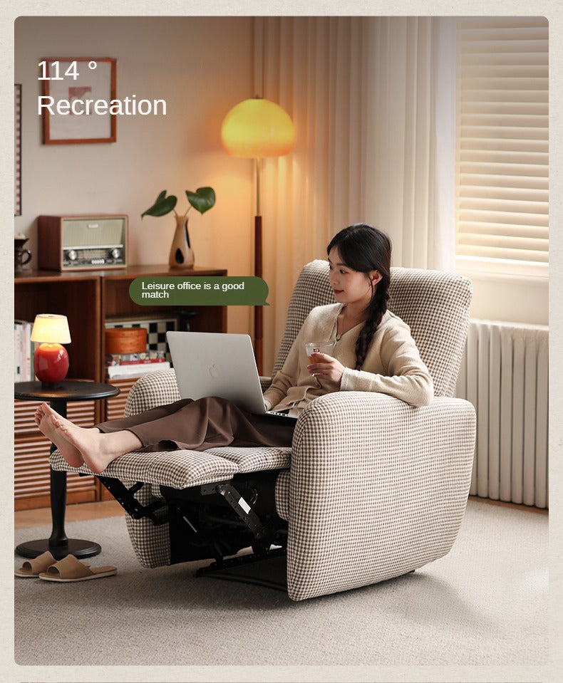 Fabric Modern Retractable Lounge Chair