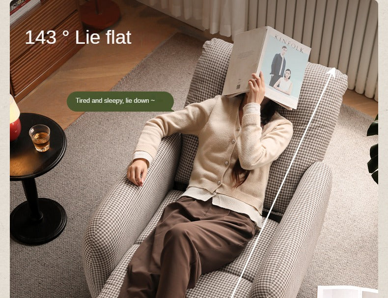 Fabric Modern Retractable Lounge Chair