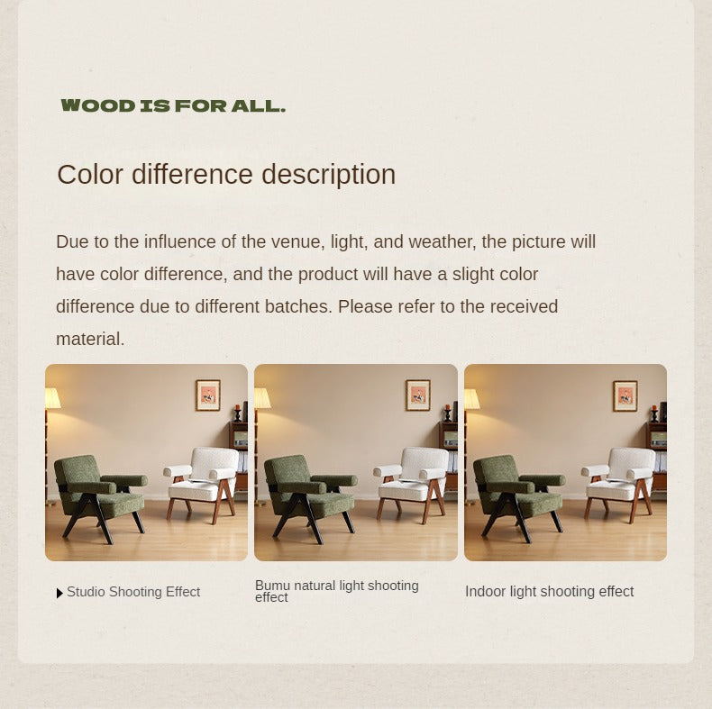 Beech, Oak Solid Wood Vintage Retro Chair