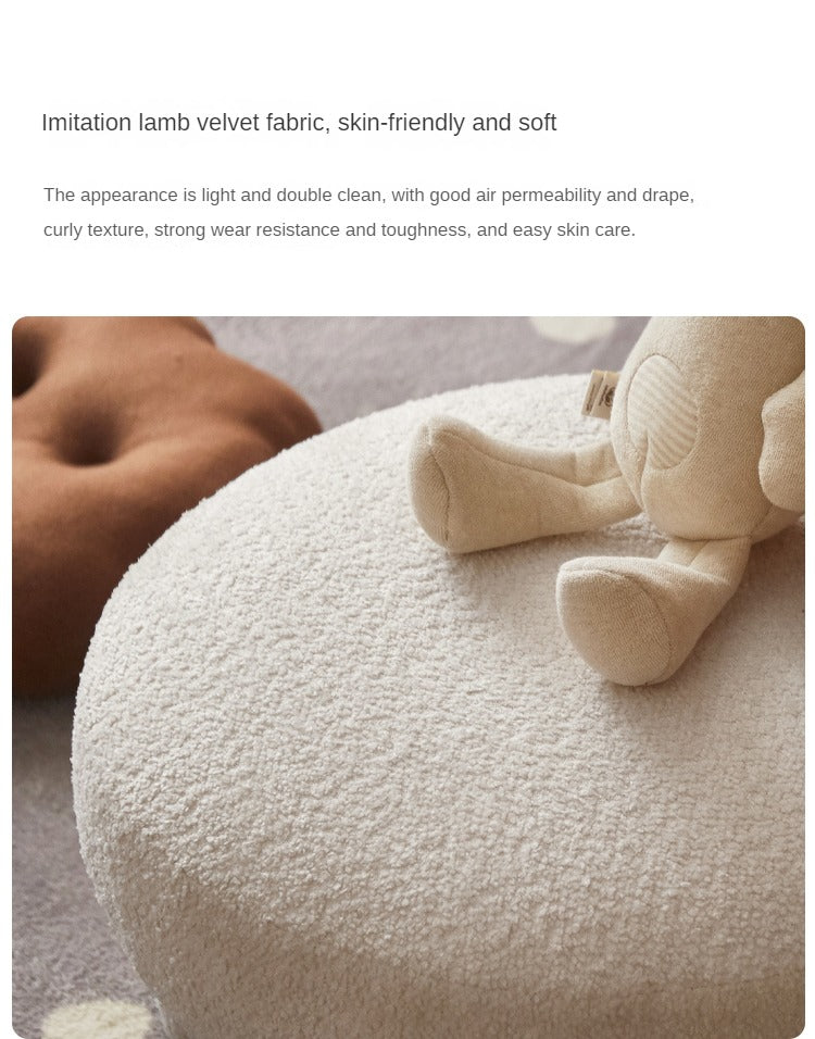 Lamb Velvet Kids Single Chair