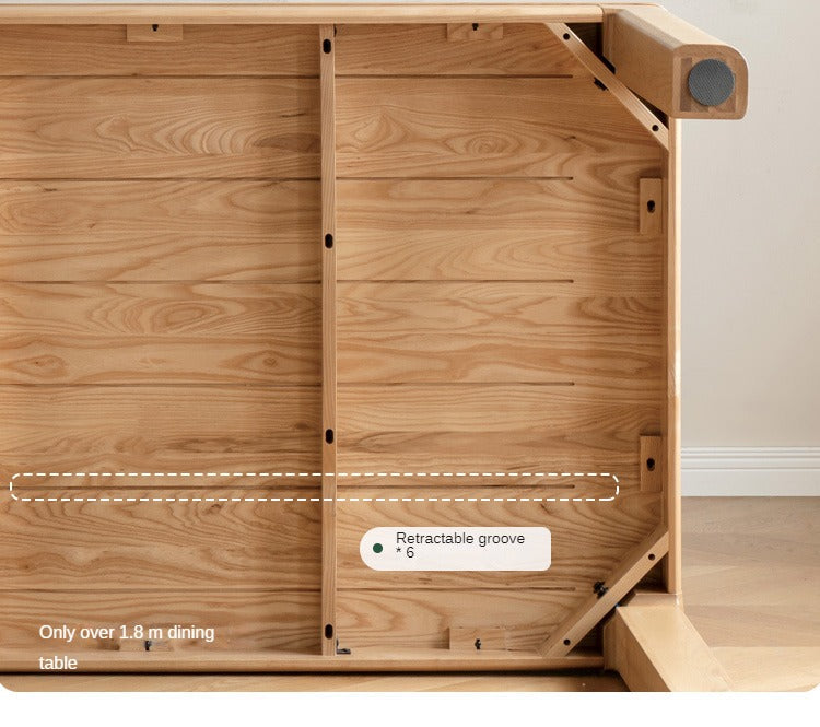 Ash, Oak Solid Wood Long Dining Table