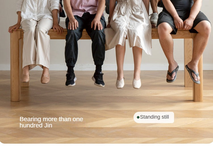 Oak Solid Wood Long Dining Table