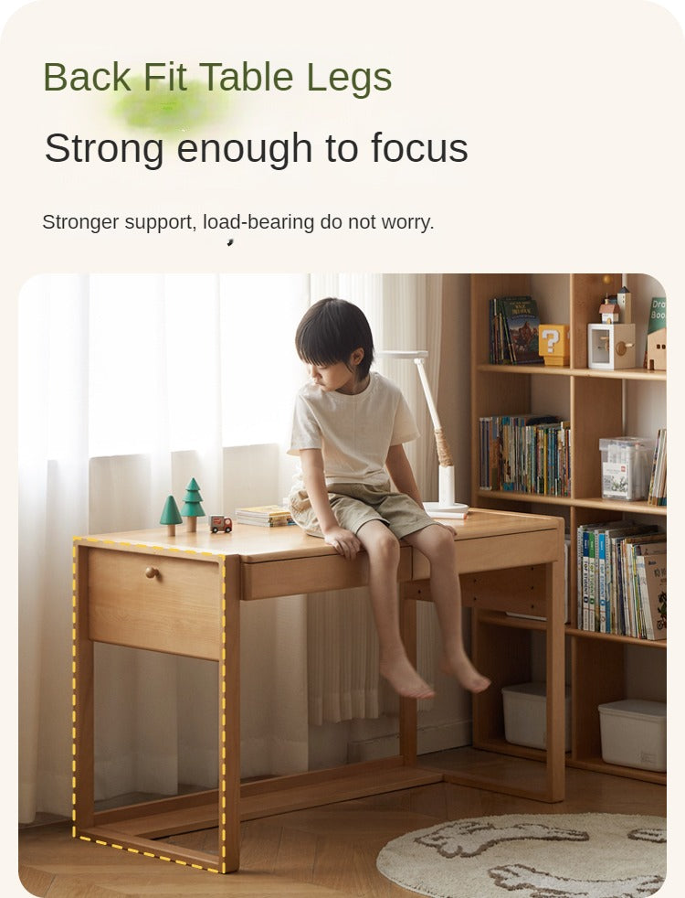 Beech Solid Wood Children's Desk