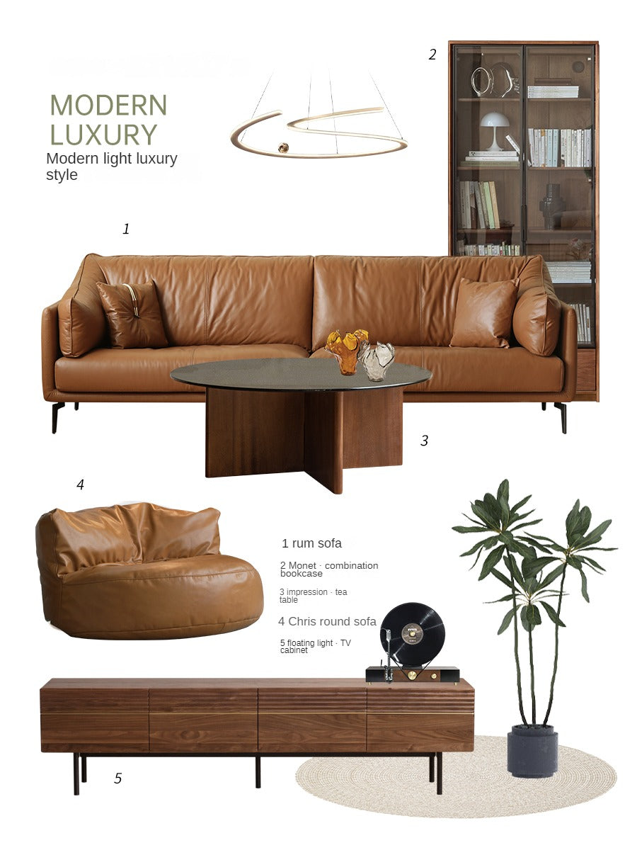 Black Walnut Solid Wood Bookshelf -USA