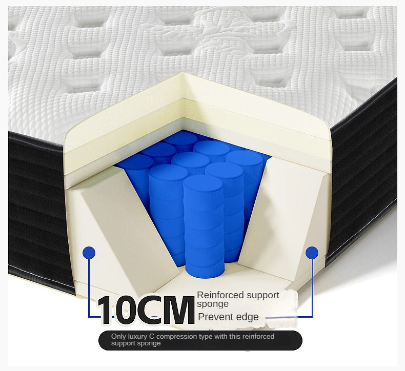 Independent Spring Soft Cushion, Compressed Thick Memory Foam, Simmons Latex Mattress 23cm