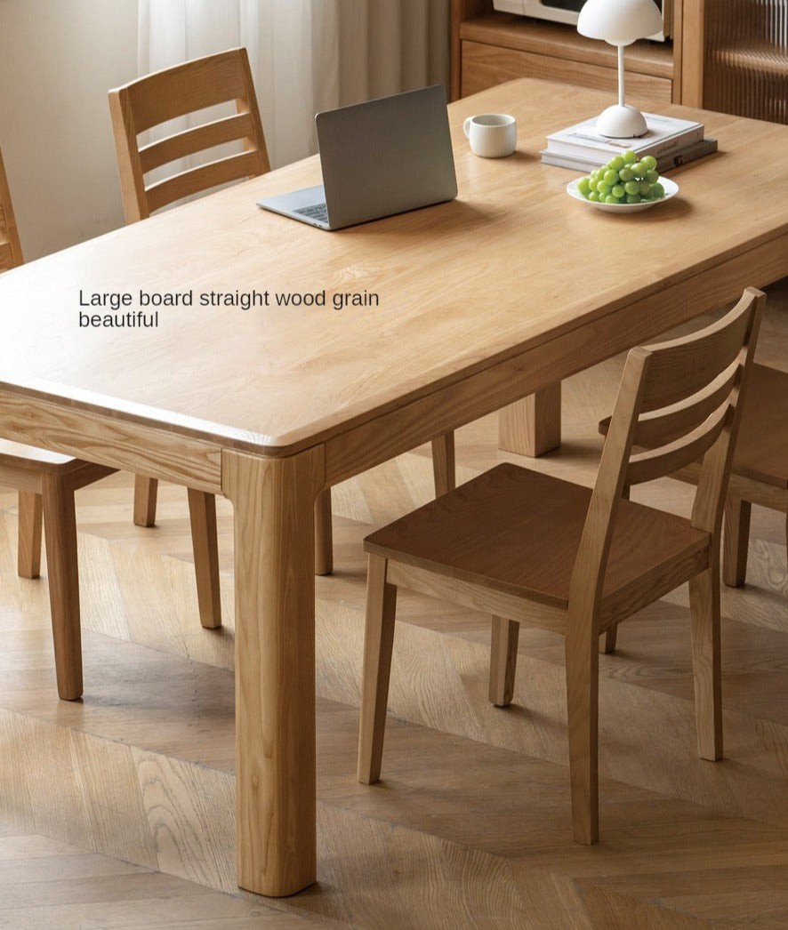 Oak Solid Wood Long Dining Table